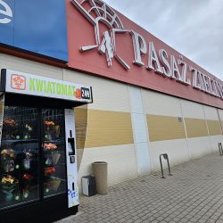 Kwiatomat Bukietomat Kwiaty 24/7 Wrocław Pasaż Zielińskiego Bouquet Flower Vending Machine (Wrocław )