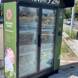 Kwiatomat Gintrowicz Flowers 24h/7, Baranowo (Baranowo en Merlo San Luis)