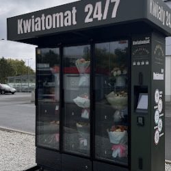 Kwiatomat. Kwiaty 24h. Bielany Wr. (Domasław )