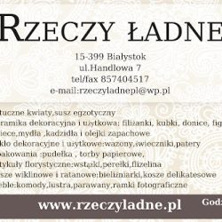 Rzeczy Ładne Alina Hołubowicz - Hurtownia Kwiatów Sztucznych, Artykułów Florystycznych (Białystok )